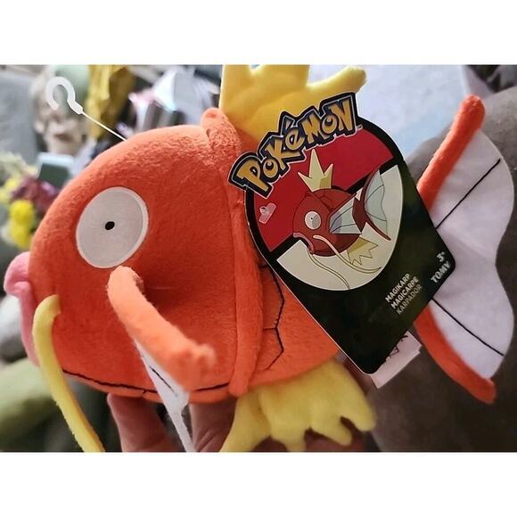 Tomy Pokemon Magikarp 10 Inch Plush Figure 2017 Nwt Excellent Pocket Monster - Picture 1 of 6
